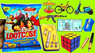 OMG😱LOOTCASE Snacks me mujhe mili Laser light, Rubik's Cube, Gun, Scooty, Cycle, Sharpner or Paise