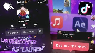 Going Undercover as "Lauren" for 24 Hours | TikTok