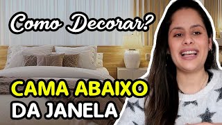 COMO DECORAR QUARTOS COM CAMA ABAIXO DA JANELA ? #DICASDAMARY | Maryane Nunes