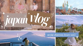 ⊹ japan vlog: mt. fuji, disneysea, luxury stays!🐚⭐