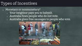 Incentives