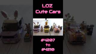 LOZ Cute Car Series #4207-#4210 #shorts #lozminiblocks