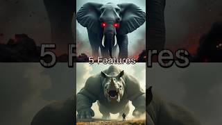 5 characteristics of the elephant and rhinoceros