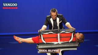 Jad Showman | Lady in Half w. Rafaela Tanner | MAGICAL BOLLYWOOD SHOW | VANGOO TV INDIA