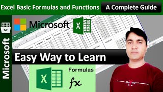 Excel Basic Formulas and Functions | Excel Basics for Beginners | Excel Basic Tutorial