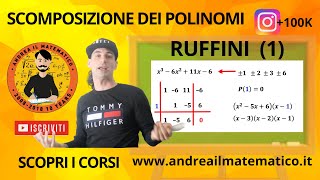 SCOMPOSIZIONE CON RUFFINI - SCOMPOSIZIONI - BASI MATEMATICHE