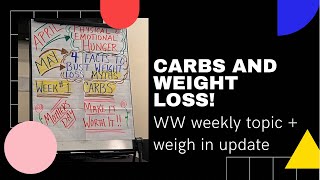 Weekly weight watchers weigh in update | weight loss motivation