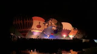 Night glow at Barneveld BALLOONFIESTA