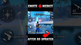 EMOTE PLUS➕ MEDKIT😱TRICK KAISE KAREN IN FREE FIRE//medkit plus emote #shorts