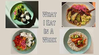 Vegetarian What I Eat In A Week | College Student