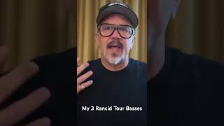 Here’s a video about the 3 basses that I took out on this #rancid #greenday tour. Hope you like it.