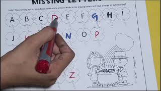 GUESS THE MISSING ALPHABET! Educational Cartoons for Kids | kidsabc