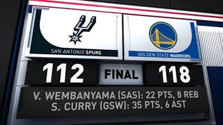 Game Review - In-Season Tournament: Warriors VS Spurs 118-112 *Curry drops 35* Electric performance