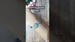 Easy and quick Rakhi| #diycraft #youtubeshorts #shorts