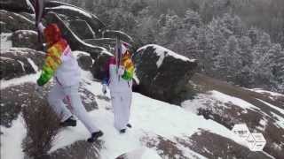 Olympic Torch Relay (Day 50) - the Krasnoyarsk Stolby State Nature Reserve