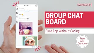 No-Code Group Chat Feature | No Code App Builder |