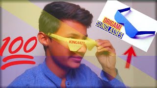 Make Paper Sunglasses in Under 5 Minutes! Learn How Now!