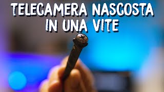 Micro Telecamera SPIA nascosta in una vite - Micro Spy Cam