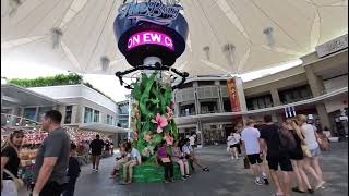 Walk through a shopping mall Patong beach Phuket Thailand.