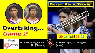 Man Wei Chong/Kai Wun Tee (MAS) VS Kang Min Hyuk/Seo Seung Jae (KOR) | Malaysia Master 2023