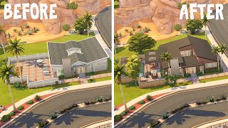 Roomies Home Renovation || Renovating Base Game || The Sims 4: Speed Build