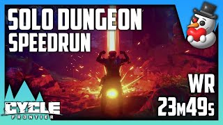 Solo DUNGEON Speedrun WR?? // The Cycle: Frontier