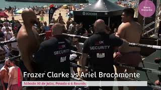 Frazer Clarke vs Ariel Bracamonte Weigh in. Pesaje