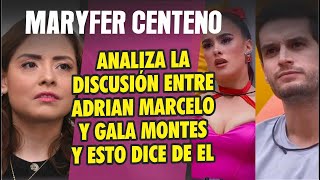 Maryfer Centeno analiza la discusión entre Adrian Marcelo y Gala Montes y esto revela del "comico"