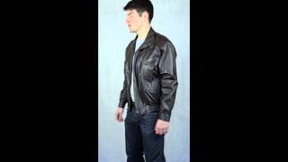 Men's Brown Leather Jacket - DeNiro