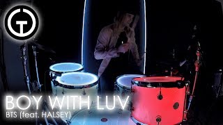 Boy With Luv - BTS feat. Halsey (Light Up Drum Cover)