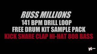 141 BPM Preset  Free UK Drill  Sequence Kick Snare Clap Hi-Hat Drum 808 Sample Pattern Russ Millions