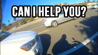 BMW Driver Intimidates Motorcyclist