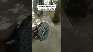 Dica: Disco de Nylon para remover junta da carcaça do motor.