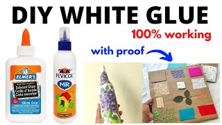 DIY Fevicol| How to Make Homemade White Glue | Strong Craft Glue| DIY Elmer's Glue| Non Toxic glue