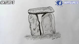 Cómo dibujar un Stonehenge