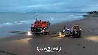 Barmouth RNLI Lifeboat returns from shout, Wednesday 6th November 2019.