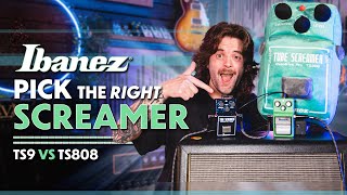 Ibanez Tubescreamer TS9 vs TS808 | Which is Right for You