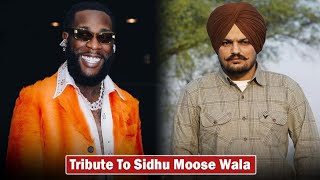 Burna Boy Paid Tribute To Sidhu Moose Wala In Scotiabank Arena Concert In Canada