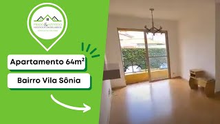 APARTAMENTO DE 64M² NO BAIRRO VILA SÔNIA, SÃO PAULO/SP.