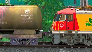 WAG9 SHUNTING OIL TANKER WAGON | BUMPY RAILROAD | RAILWORKS | INDIAN TRAIN SIMULATOR 2024