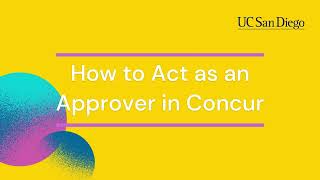 How to Perform Tasks an Approver in Concur