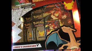 Lance's Charizard V Collection Celebrations opening