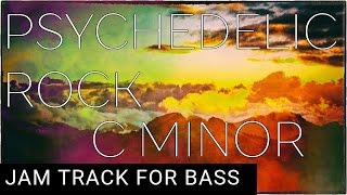 Bass Free Backing Track Upbeat Psychedelic Rock C Minor (Cm)