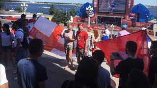 ENGLAND VS TUNISIA/BEFORE AT MATCH IN VOLGOGRAD 18.06.2018