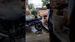 Bike washing | bike modify #shorts