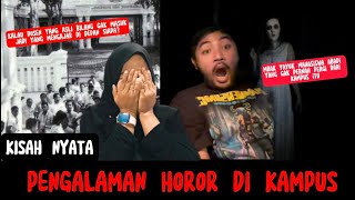 KUMPULAN CERITA HOROR DI KAMPUS ‼️ VLOG PERTAMA CERITA HOROR BARENG SUAMI