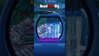 Head Too Big #shorts #fortnite #ps5 #fortnitegameplay #fortnitefunnymoments