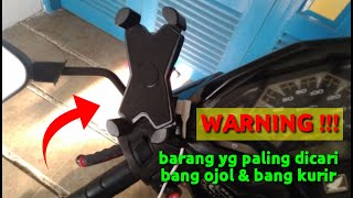 Review Holder+Charger HMT-01 dan Cara Pasang Tanpa Bongkar Bodi Motor