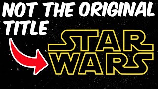 This Was The Original Title Of Star Wars #shorts#6