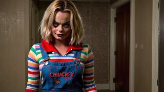 Margot Robbie as Chucky - Becoming Chucky